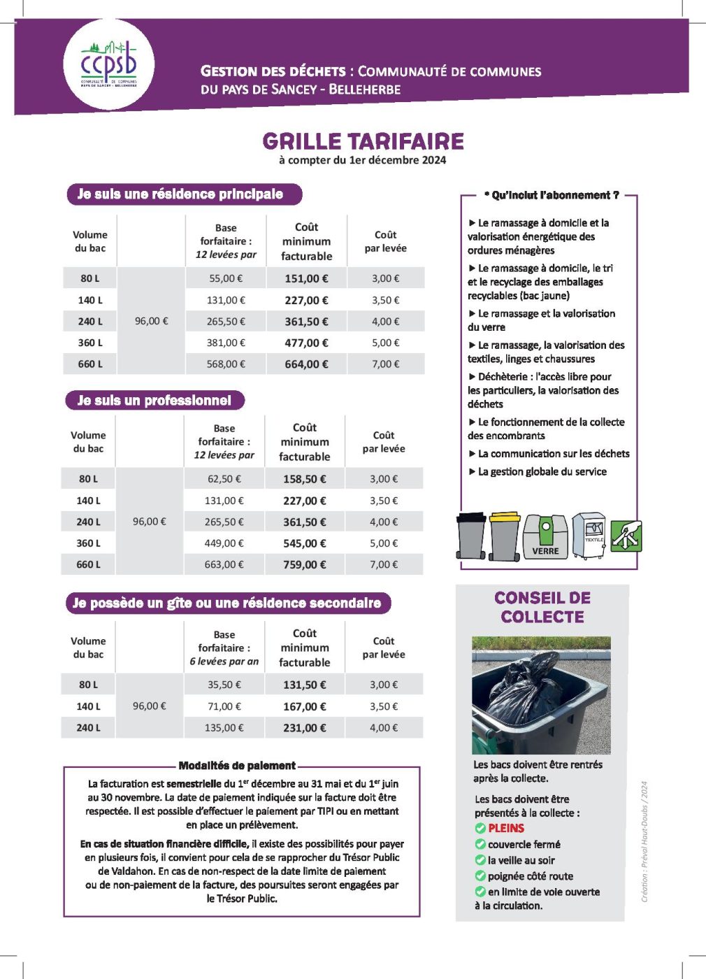 grille tarifaire 2025 exe 2 page 001