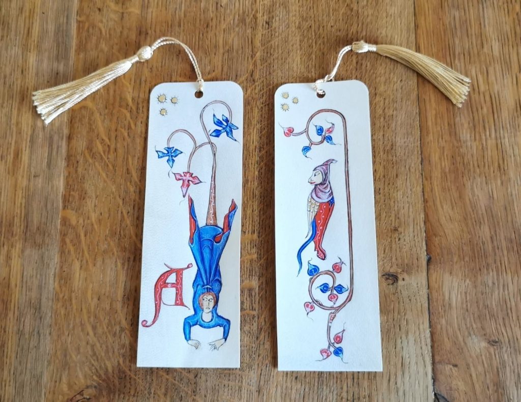 Marque page - enluminure