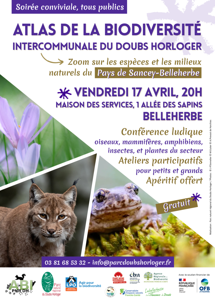 Soirée Atlas Biodiversité Doubs Horloger - CCPSB