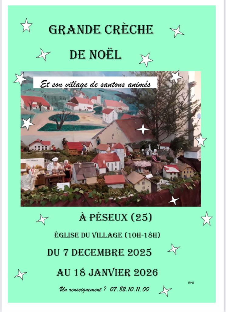 Creche animée peseux