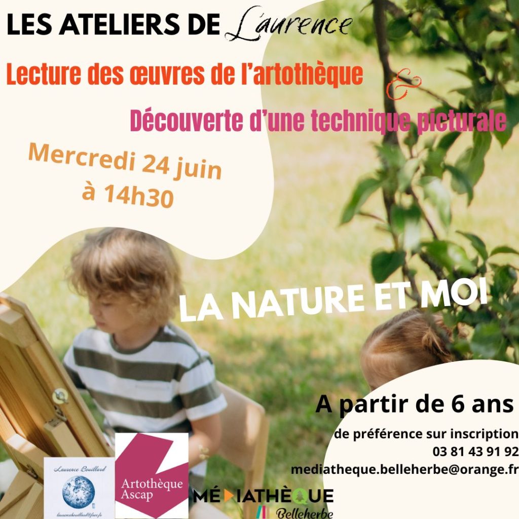 Atelier créatif avec les tableaux de l’artothèque (2)