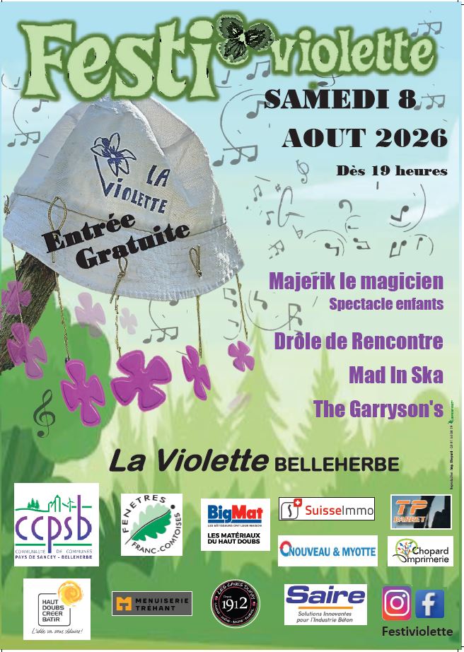 Affiche Festi'Violette