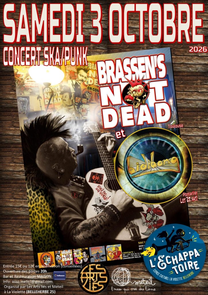 affiche concert du 3 Octobre